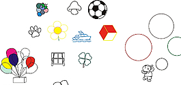CDR简笔画素材图片