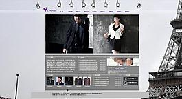 服装厂网站效果图
