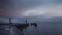 海景,穆迪,天空