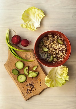 食品,洋葱,稀饭