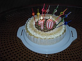 蛋糕,生日,70