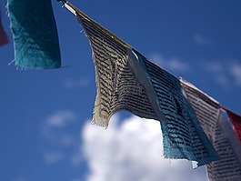 经幡,佛教,风
