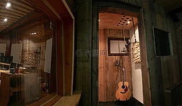吉他,录音棚,音乐