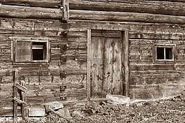 小木屋,假期,木