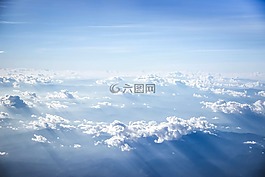 云上世界,天空,云