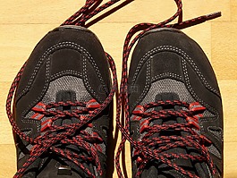 登山鞋,徒步旅行,鞋带