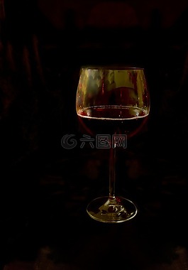 酒,酒杯,红葡萄酒
