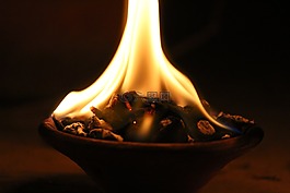 diya,火焰,庆典