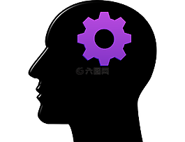 思维,脑,头