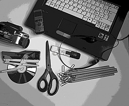 办公室,工具,计算机