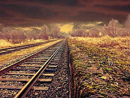 铁路,景观,交通