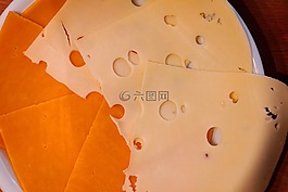 奶酪,孔,奶酪板