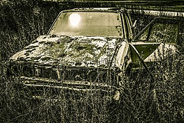 那辆旧车,生疏,车辆