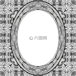 帧,相框,椭圆形