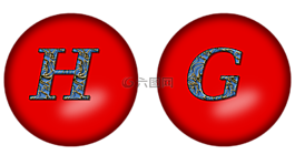 字母表,大字母h,大字母g