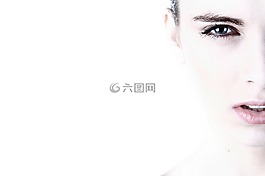 脸上,妇女,女士