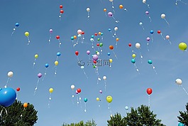气球,庆祝活动,浮点数