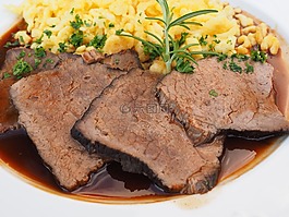 配,肉,肉菜