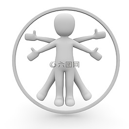 维特鲁威,男子,达芬奇