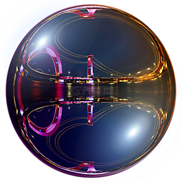 城市,蓝色小时,玻璃球