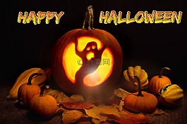 南瓜,点亮,万圣节