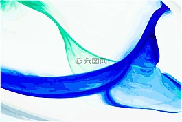 抽象,波,蓝色