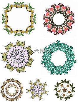 花,花的,帧