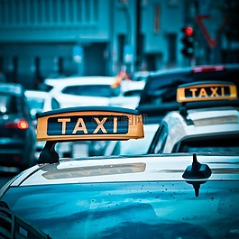 出租车,汽车,路