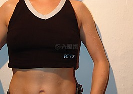 女子,t 恤,上半身