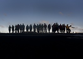 团队合作,水手们,剪影