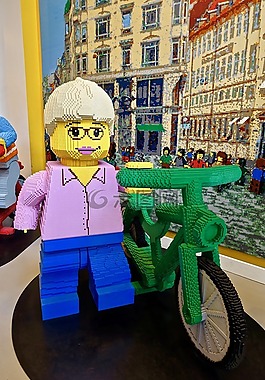 乐高,图,自行车