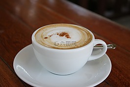 咖啡,卡布奇诺咖啡,奶油