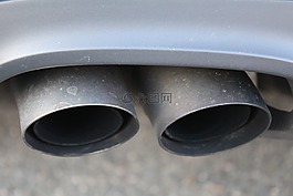 排气,汽车,灰色