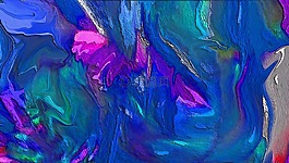 抽象,蓝调,小粉