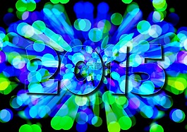 新的一年的一天,2015,一年