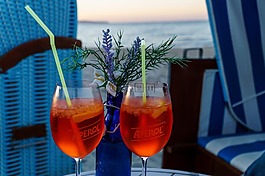 aperol,沙滩椅,海滩