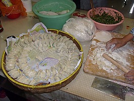 饺子,中国,准备