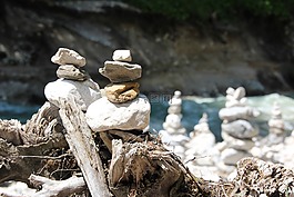石头,堆积,平衡