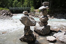 山,堆积,堆栈
