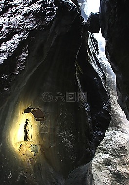 麦当娜,圣,partnachklamm