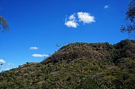 萨尔瓦多,山,云