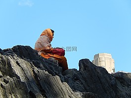 纽约,中央公园,印度女人