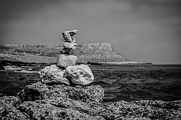 石头,道路标志,自然教育径