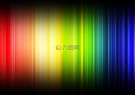 线路,彩虹色,频谱