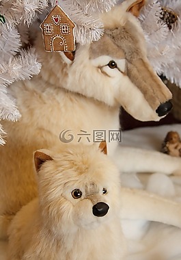 可爱的,动物,北极