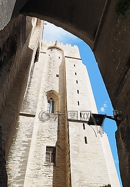 阿维尼翁,万国宫大殿,通过