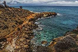 塞浦路斯,kapparis,悬崖
