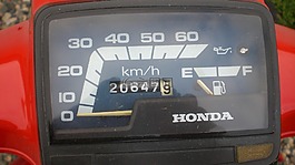 摩托车,本田,速度表