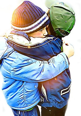 数字,图形,孩子