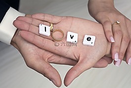 手,爱,婚姻
